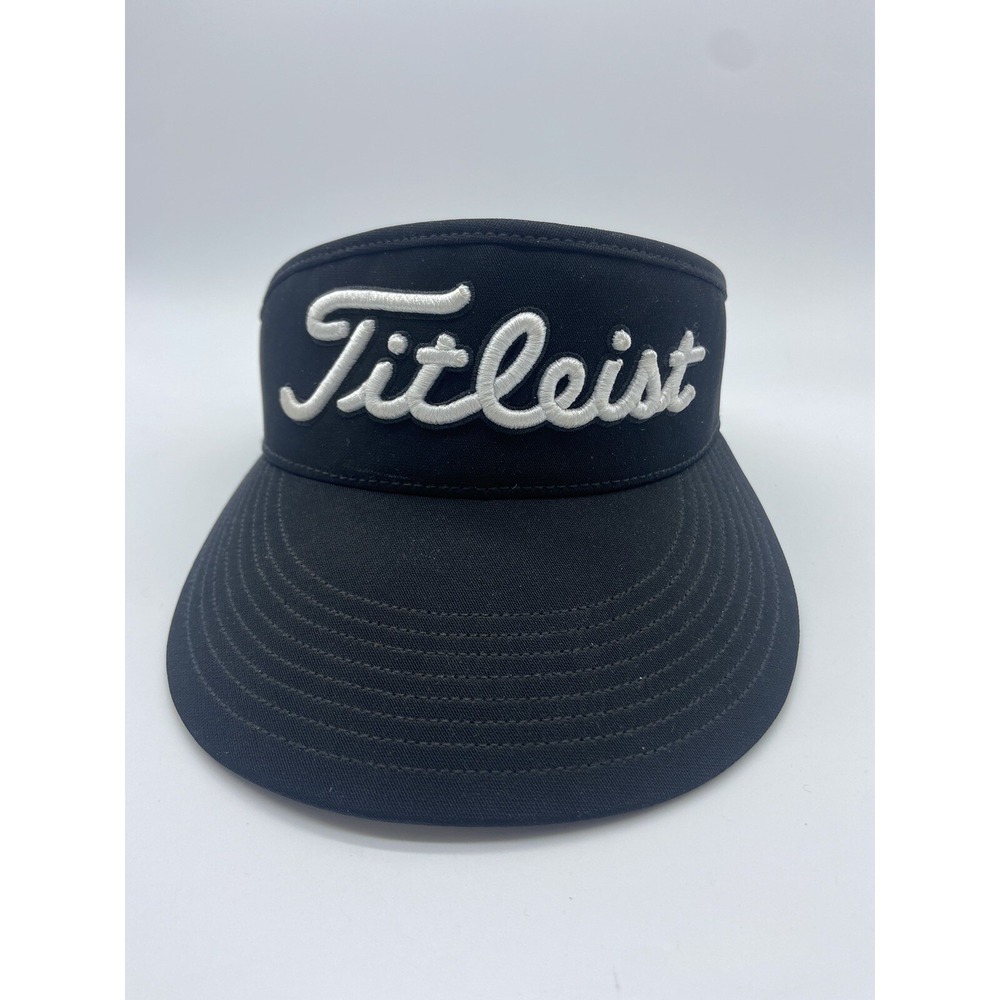 Titleist Black Footjoy Visor Hat Golf FJ Pro VI Adult Adjustable  Embroidered
